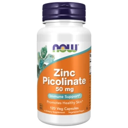 NOW - Zinc Picolinate 50 mg - 60 kapsułek